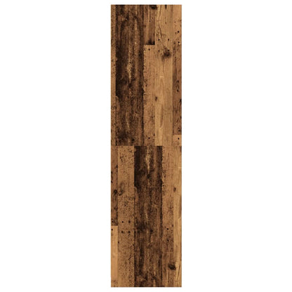vidaXL Wardrobe Old Wood 100x50x200 cm Engineered Wood 5