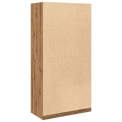 vidaXL Wardrobe Artisian Oak 100x50x200 cm Engineered Wood 6