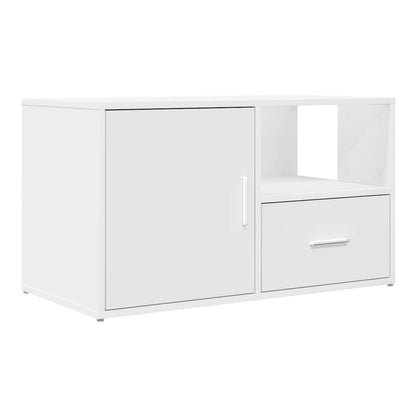Corner Cabinet 200x40x45 cm Engineered Wood White