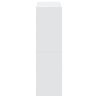 vidaXL Bookcase White 102x32x108 cm Engineered Wood 6