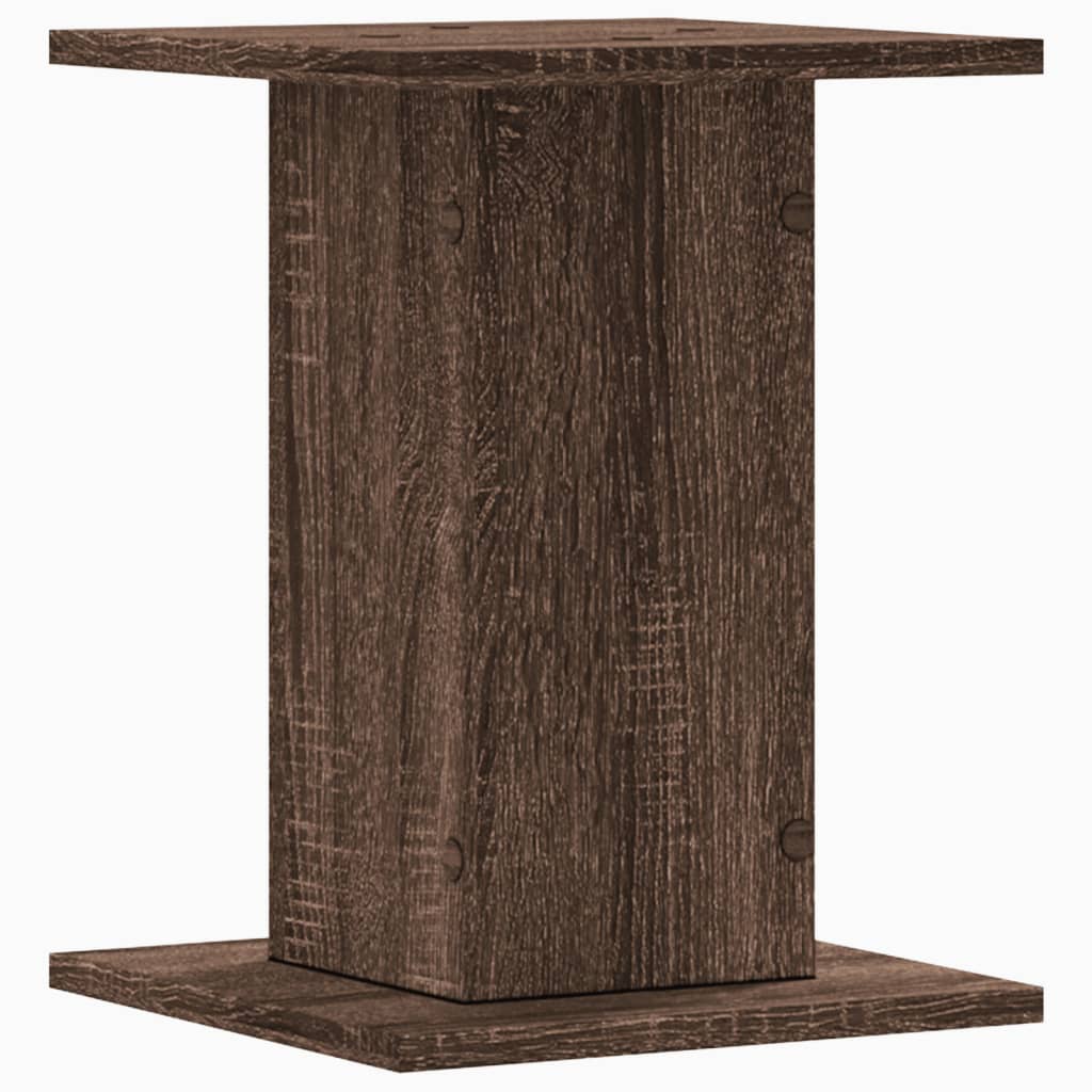 vidaXL Plant Stands 2 pcs Brown Oak 30x30x40 cm Engineered Wood 5
