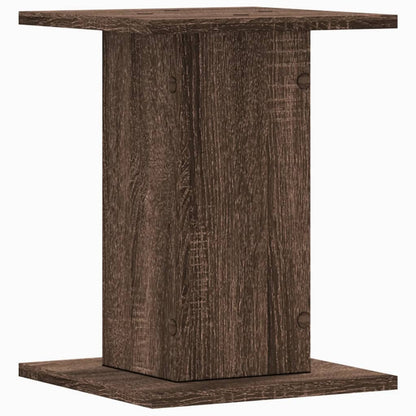 vidaXL Plant Stands 2 pcs Brown Oak 30x30x40 cm Engineered Wood 6