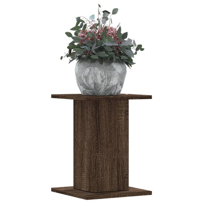 vidaXL Plant Stands 2 pcs Brown Oak 30x30x40 cm Engineered Wood 1