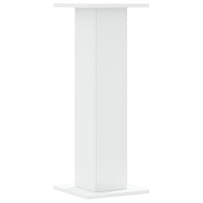 vidaXL Plant Stands 2 pcs White 30x30x80 cm Engineered Wood 5