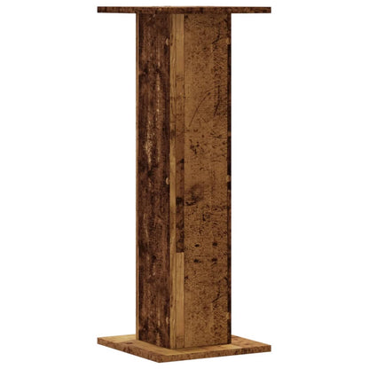 vidaXL Plant Stands 2 pcs Old Wood 30x30x80 cm Engineered Wood 5