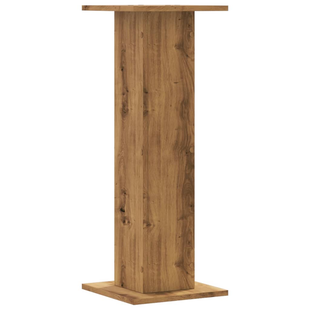 vidaXL Plant Stands 2 pcs Artisian Oak 30x30x80 cm Engineered Wood 5