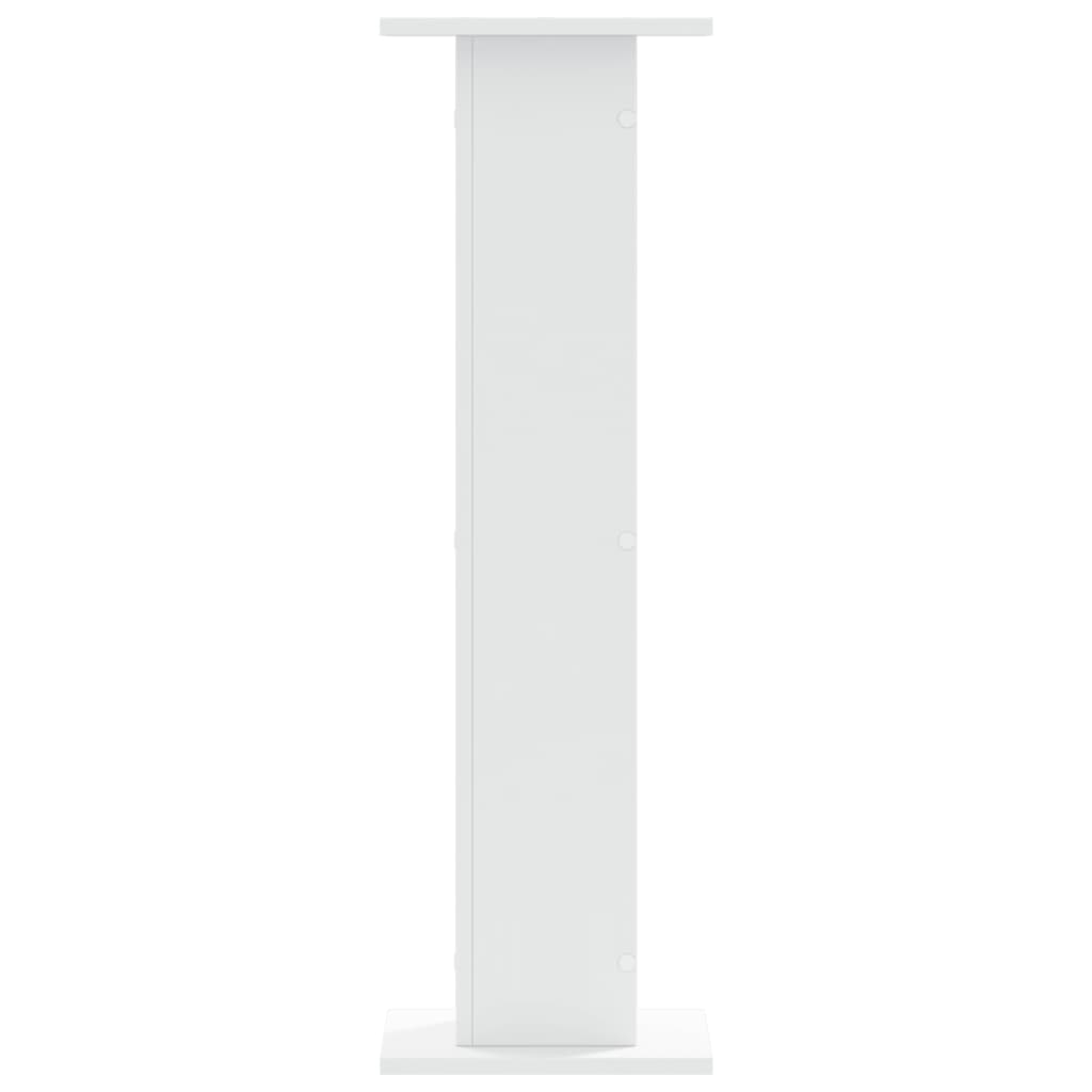 vidaXL Plant Stands 2 pcs White 30x30x95 cm Engineered Wood 4