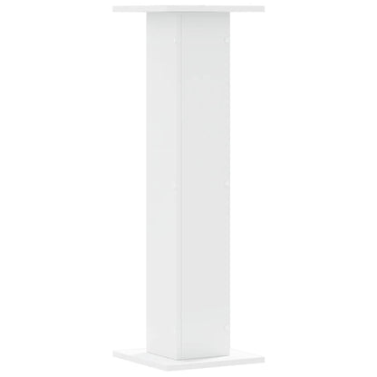 vidaXL Plant Stands 2 pcs White 30x30x95 cm Engineered Wood 5