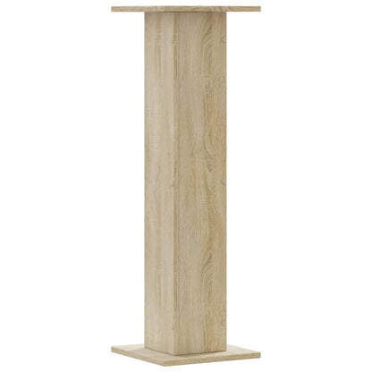 vidaXL Plant Stands 2 pcs Sonoma Oak 30x30x95 cm Engineered Wood 5