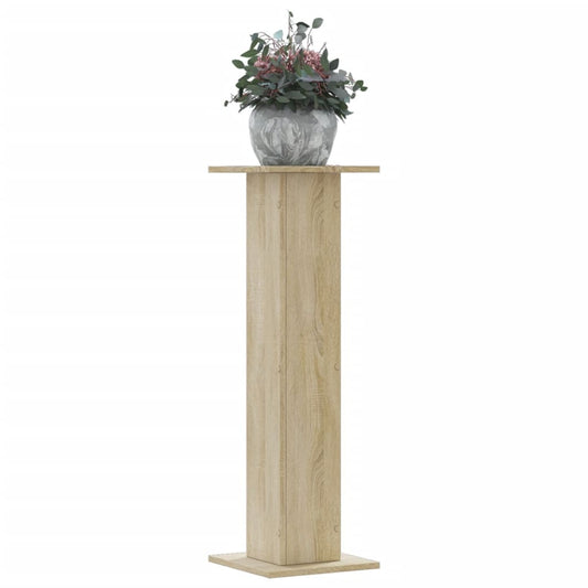 vidaXL Plant Stands 2 pcs Sonoma Oak 30x30x95 cm Engineered Wood 1