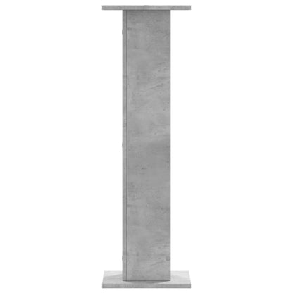 vidaXL Plant Stands 2 pcs Concrete Grey 30x30x95 cm Engineered Wood 4