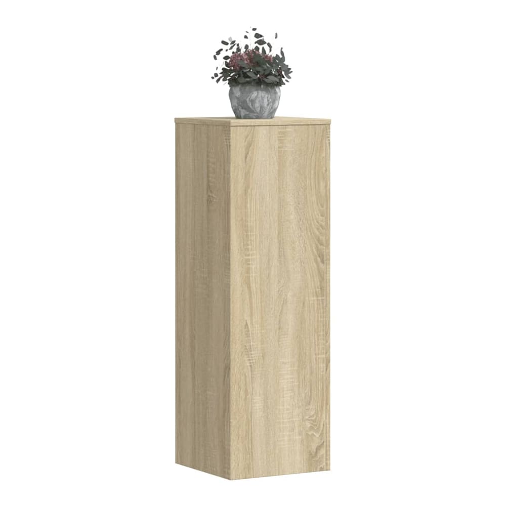 Plant Stands 2 pcs 33x33x100 cm Engineered Wood Sonoma oak