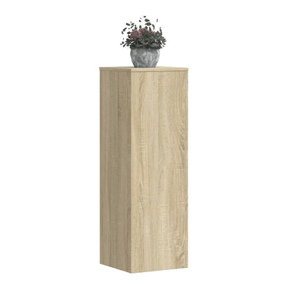 Plant Stands 2 pcs 33x33x100 cm Engineered Wood Sonoma oak