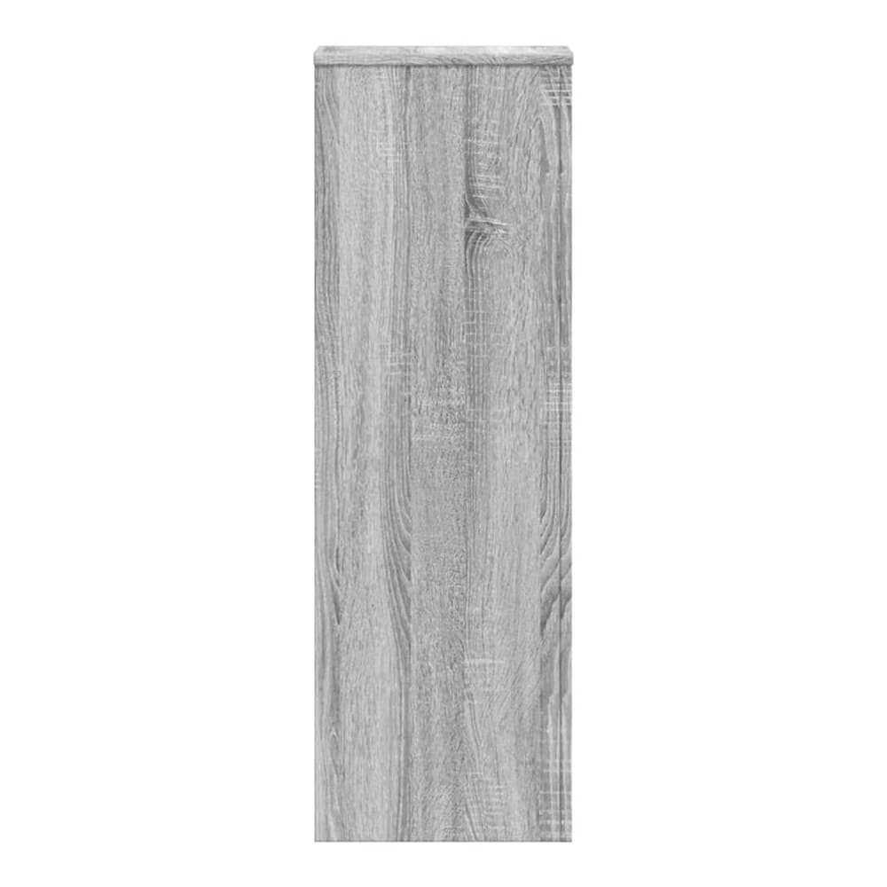 Plant Stands 2 pcs 33x33x100 cm Engineered Wood Grey sonoma