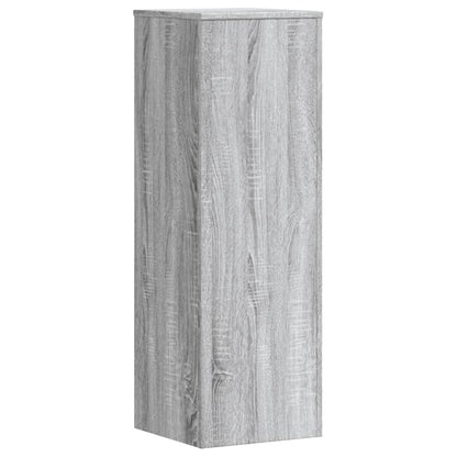 vidaXL Plant Stand 2 pcs Grey Sonoma 33 x 33 x 100 cm Engineered Wood 6