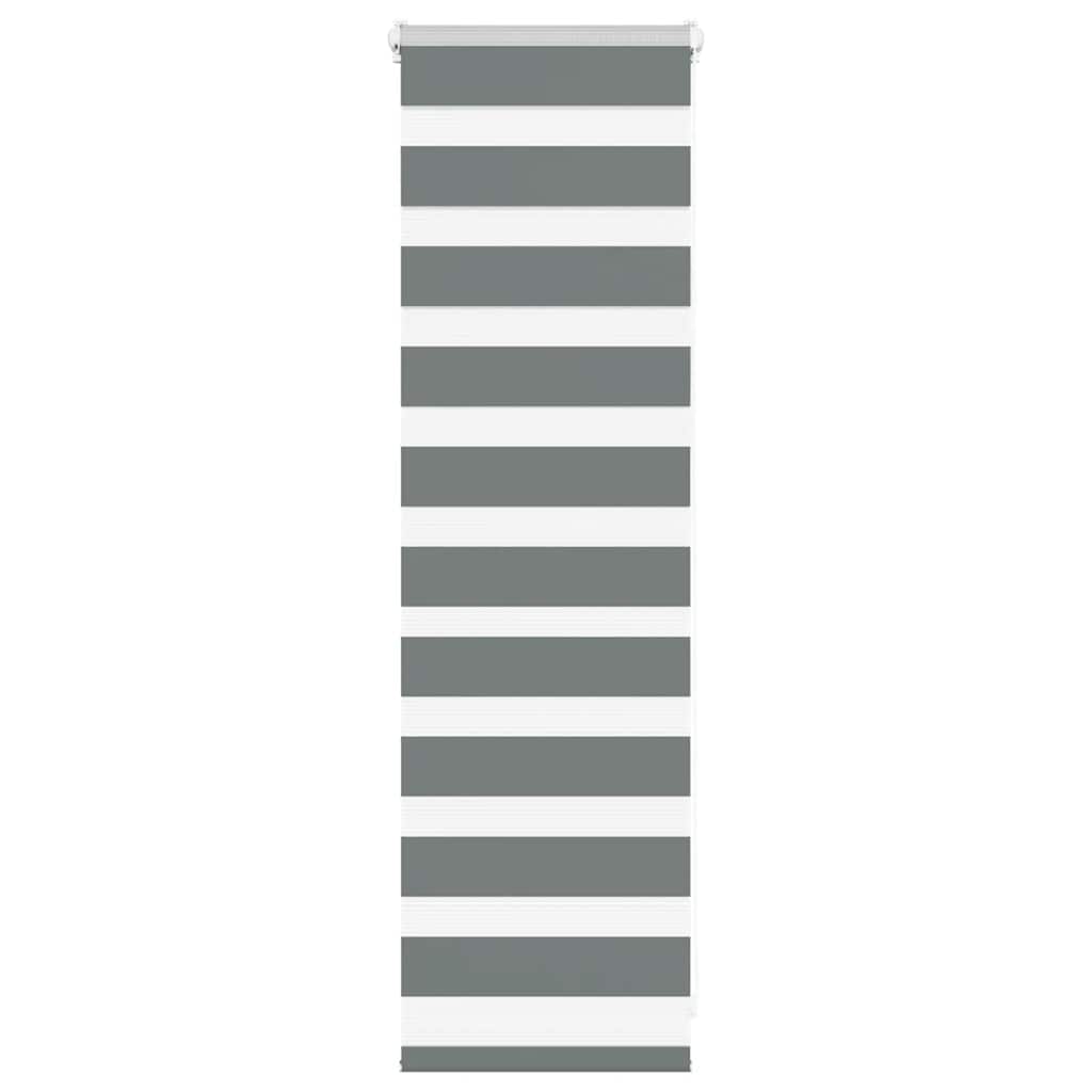 Zebra Blind Fabric Width 35,9 cm Polyester Drop 100 cm Dark grey 40 cm