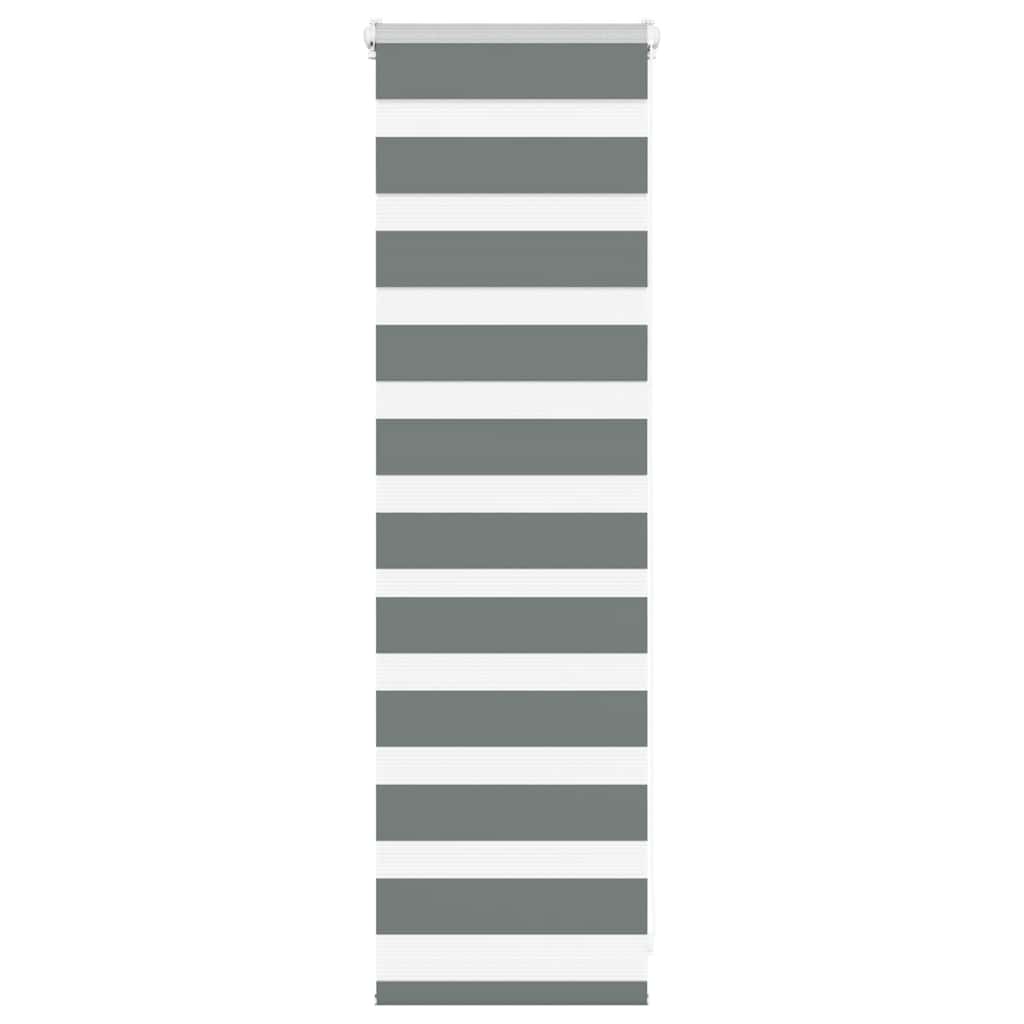 Zebra Blind Fabric Width 35,9 cm Polyester Drop 100 cm Dark grey 45 cm