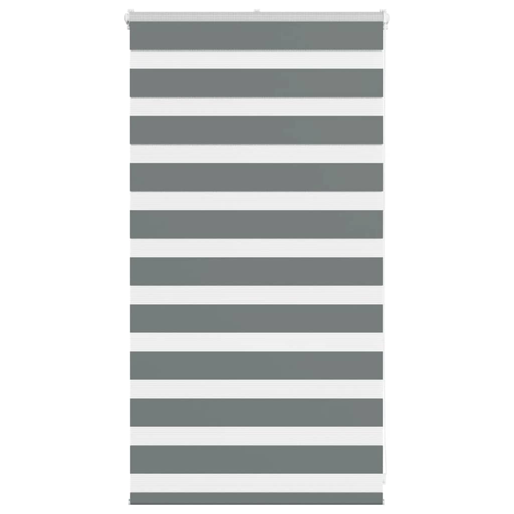 Zebra Blind Fabric Width 35,9 cm Polyester Drop 100 cm Dark grey 70 cm