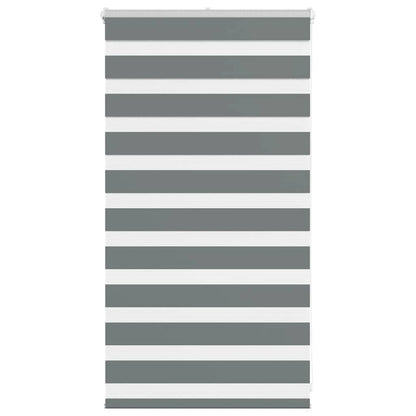 Zebra Blind Fabric Width 35,9 cm Polyester Drop 100 cm Dark grey 70 cm