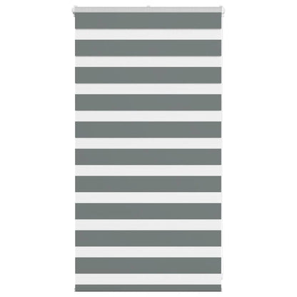 Zebra Blind Fabric Width 35,9 cm Polyester Drop 100 cm Dark grey 75 cm