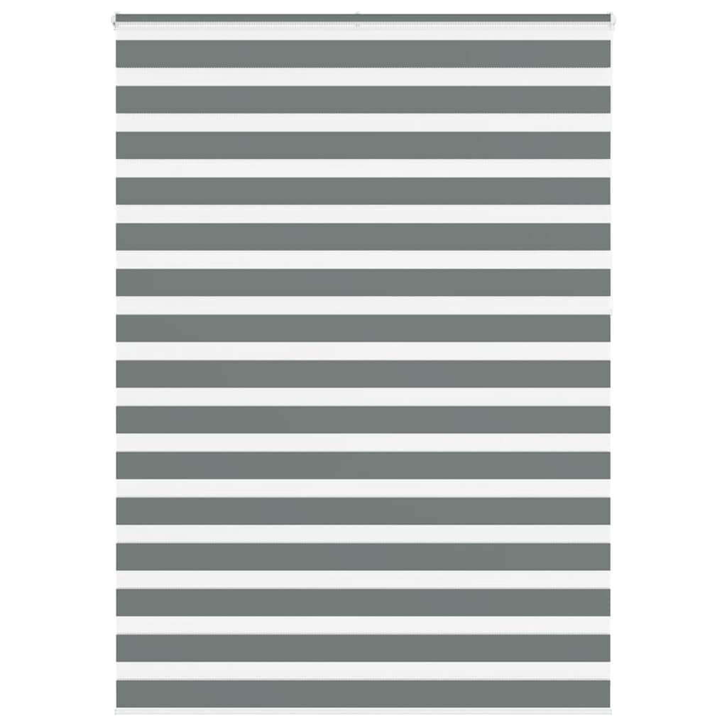 Zebra Blind Fabric Width 135.9 cm Polyester Drop 230 cm Dark grey 140–165 cm 155 cm
