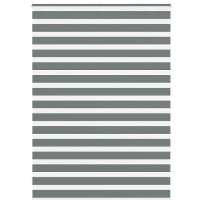 Zebra Blind Fabric Width 135.9 cm Polyester Drop 230 cm Dark grey 140–165 cm 155 cm