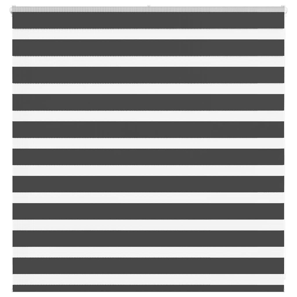 vidaXL Zebra Blind Black 150x100 cm Fabric Width 145.9 cm Polyester 1