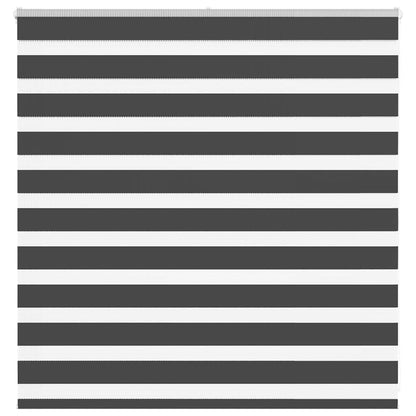 vidaXL Zebra Blind Black 150x100 cm Fabric Width 145.9 cm Polyester 1