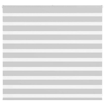 vidaXL Zebra Blind Light Grey 160x100 cm Fabric Width 155.9 cm Polyester 1