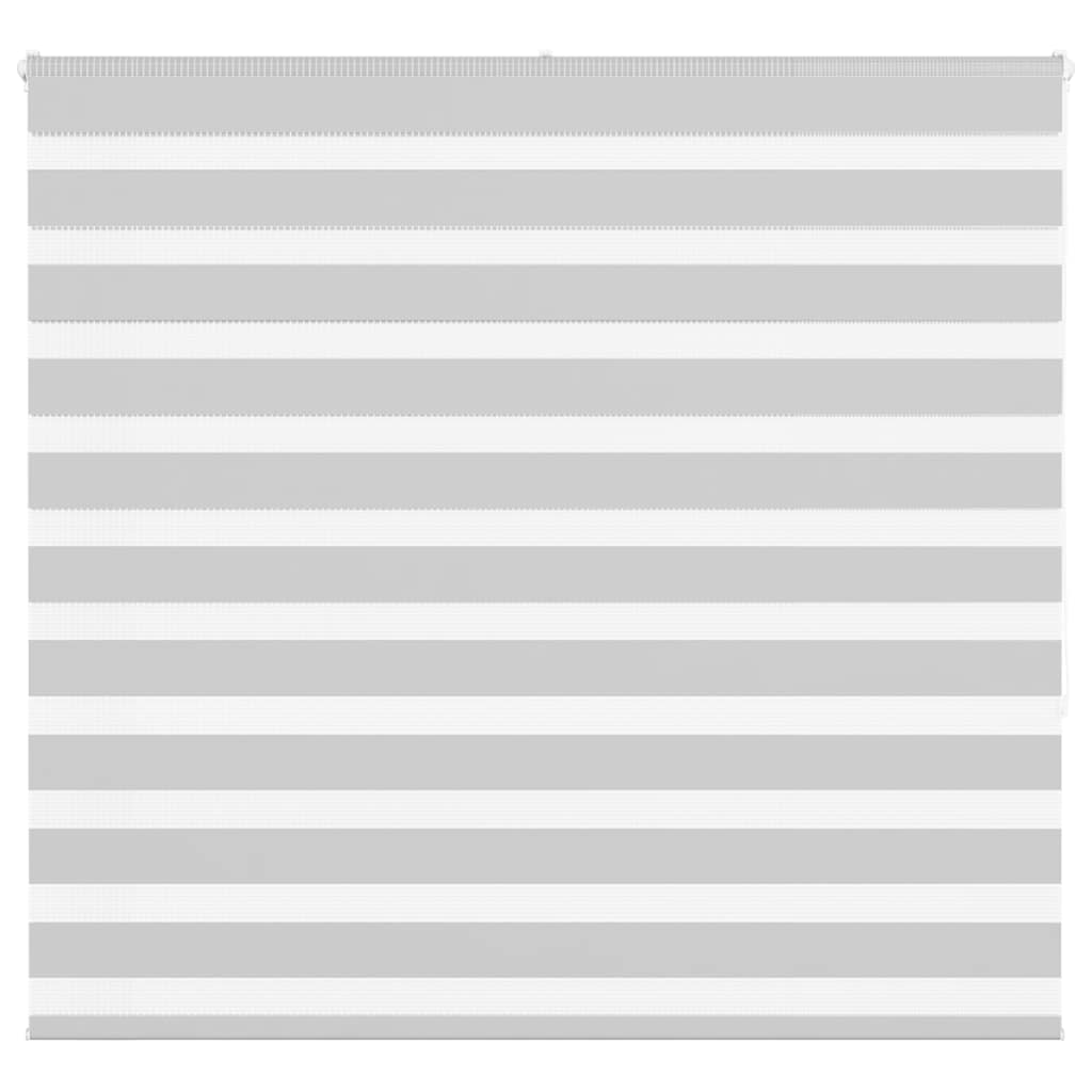 vidaXL Zebra Blind Light Grey 160x150 cm Fabric Width 155.9 cm Polyester 1