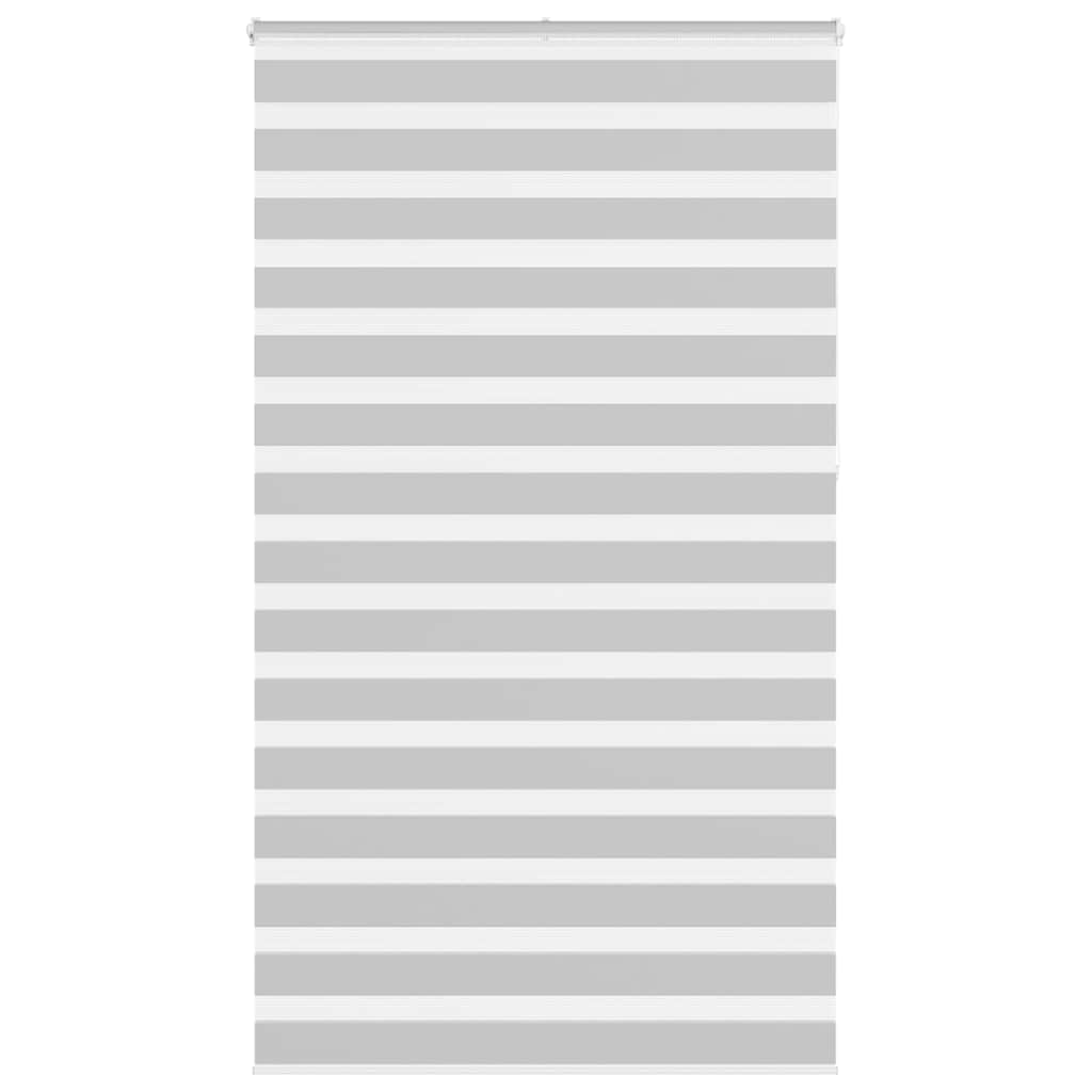 vidaXL Zebra Blind Light Grey 120x230cm Fabric Width 115.9cm Polyester 2