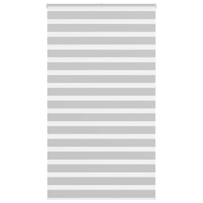 vidaXL Zebra Blind Light Grey 120x230cm Fabric Width 115.9cm Polyester 2