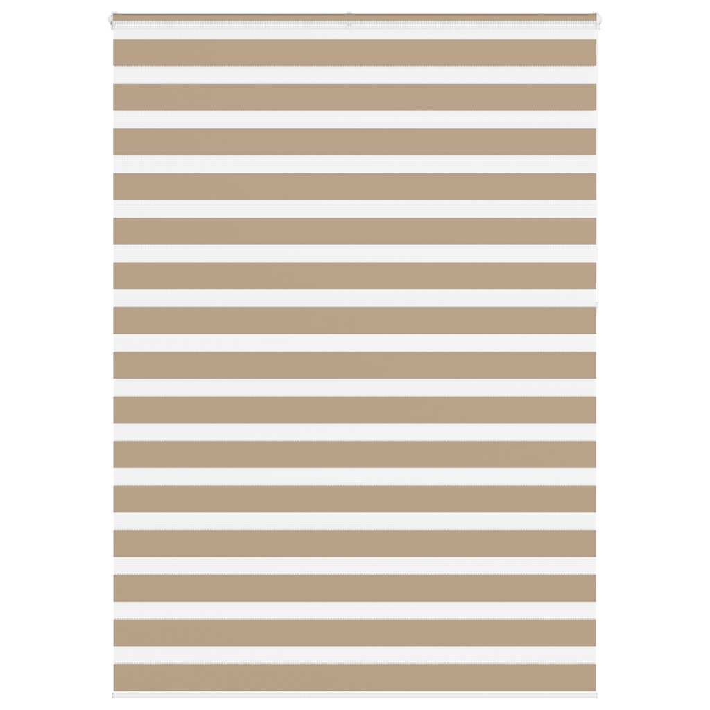 Zebra Blind Fabric Width 135.9 cm Drop 230 cm Sand brown 140–165 cm 165 cm