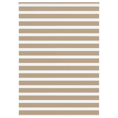 Zebra Blind Fabric Width 135.9 cm Drop 230 cm Sand brown 140–165 cm 165 cm