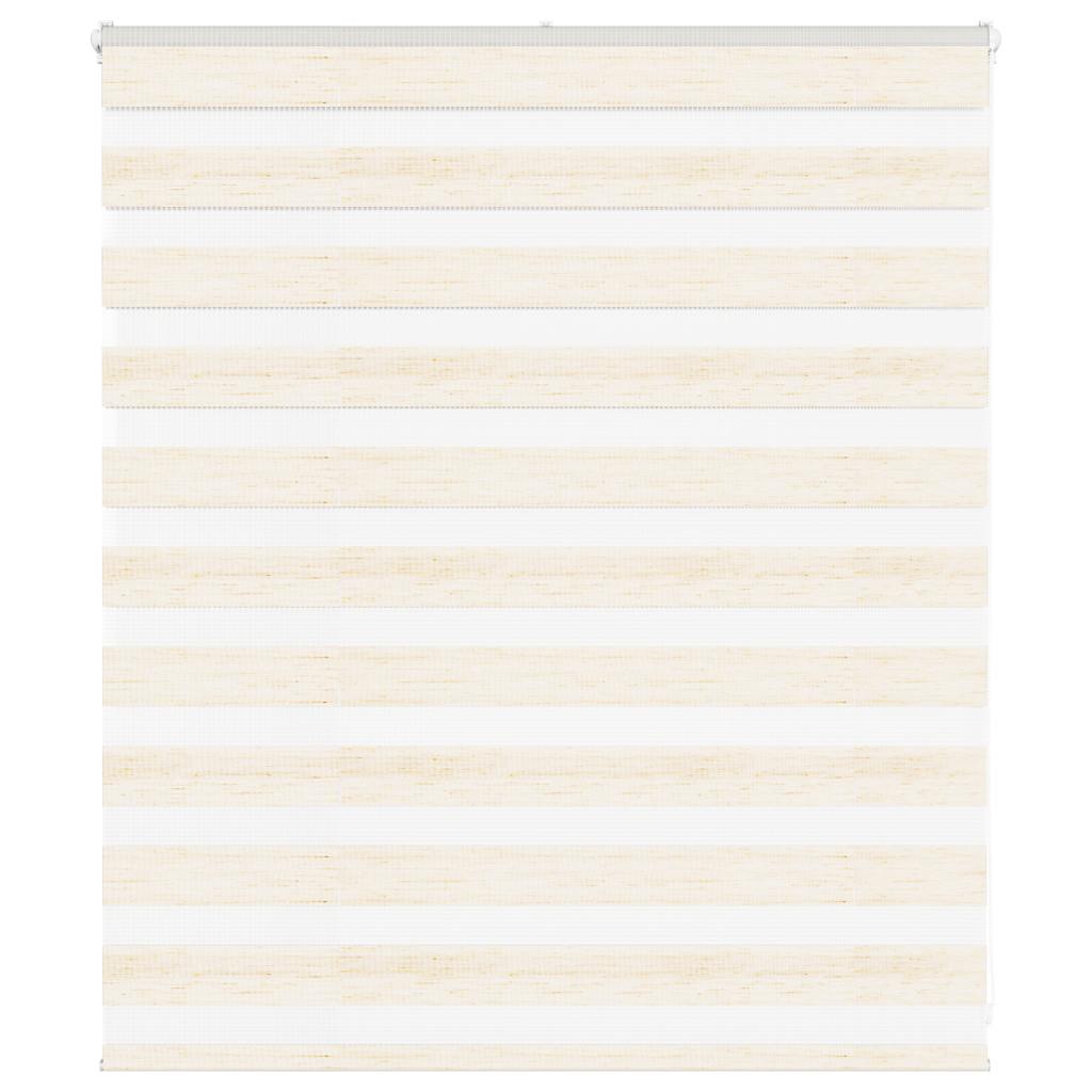 vidaXL Zebra Blind Marble Beige 130x100 cm Fabric Width 125.9 cm Polyester 1