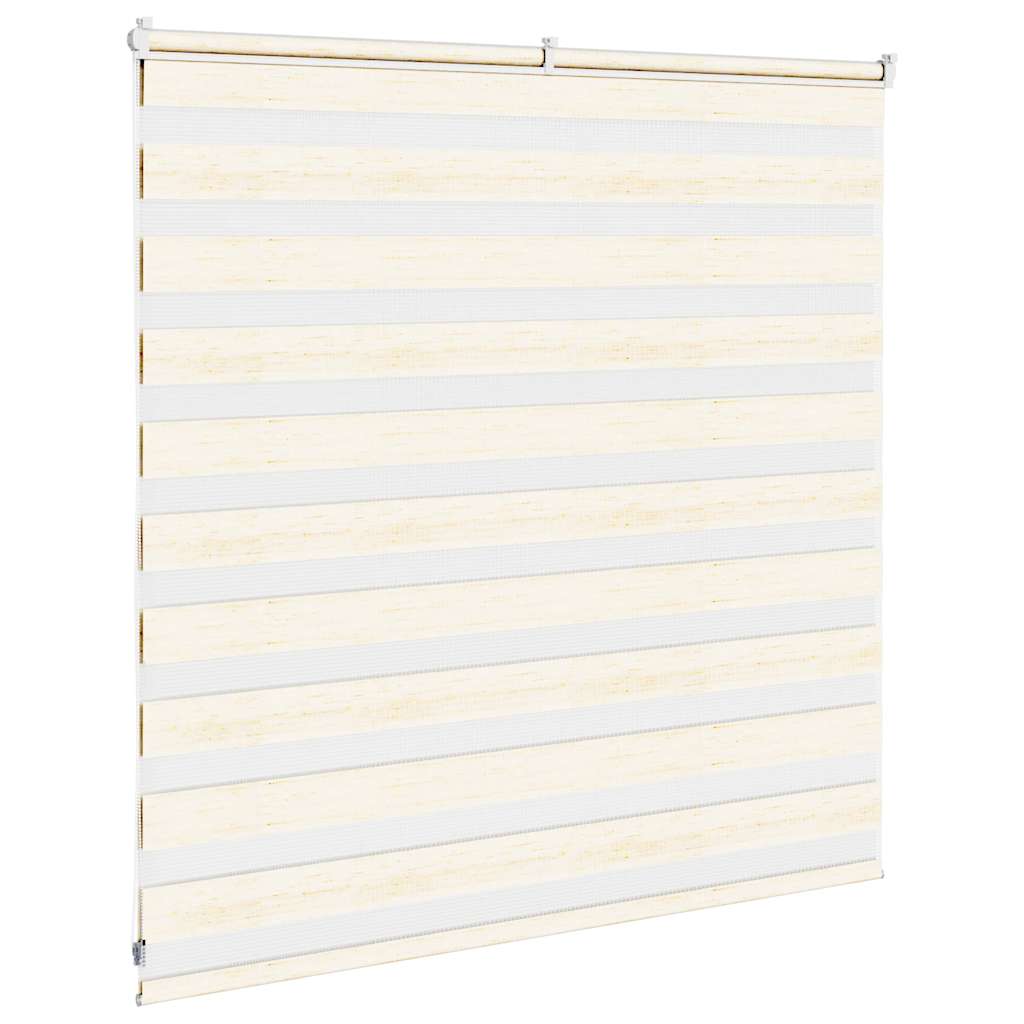 vidaXL Zebra Blind Marble Beige 150x100 cm Fabric Width 145.9 cm Polyester 4