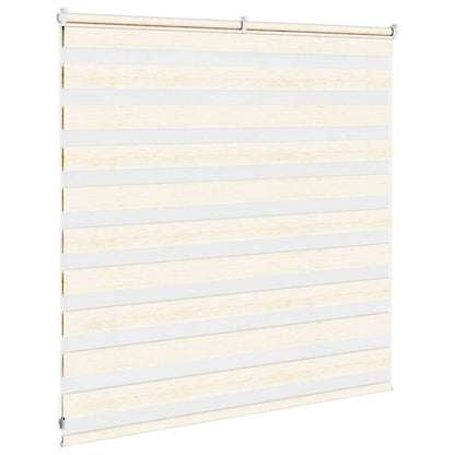 vidaXL Zebra Blind Marble Beige 150x100 cm Fabric Width 145.9 cm Polyester 4