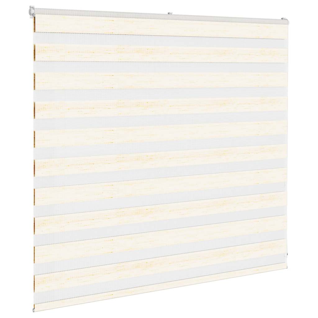 vidaXL Zebra Blind Marble Beige 165x100 cm Fabric Width 160.9 cm Polyester 3