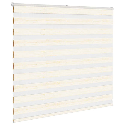 vidaXL Zebra Blind Marble Beige 165x100 cm Fabric Width 160.9 cm Polyester 3