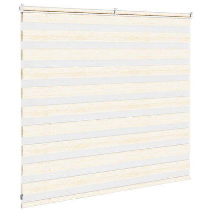 vidaXL Zebra Blind Marble Beige 165x100 cm Fabric Width 160.9 cm Polyester 4