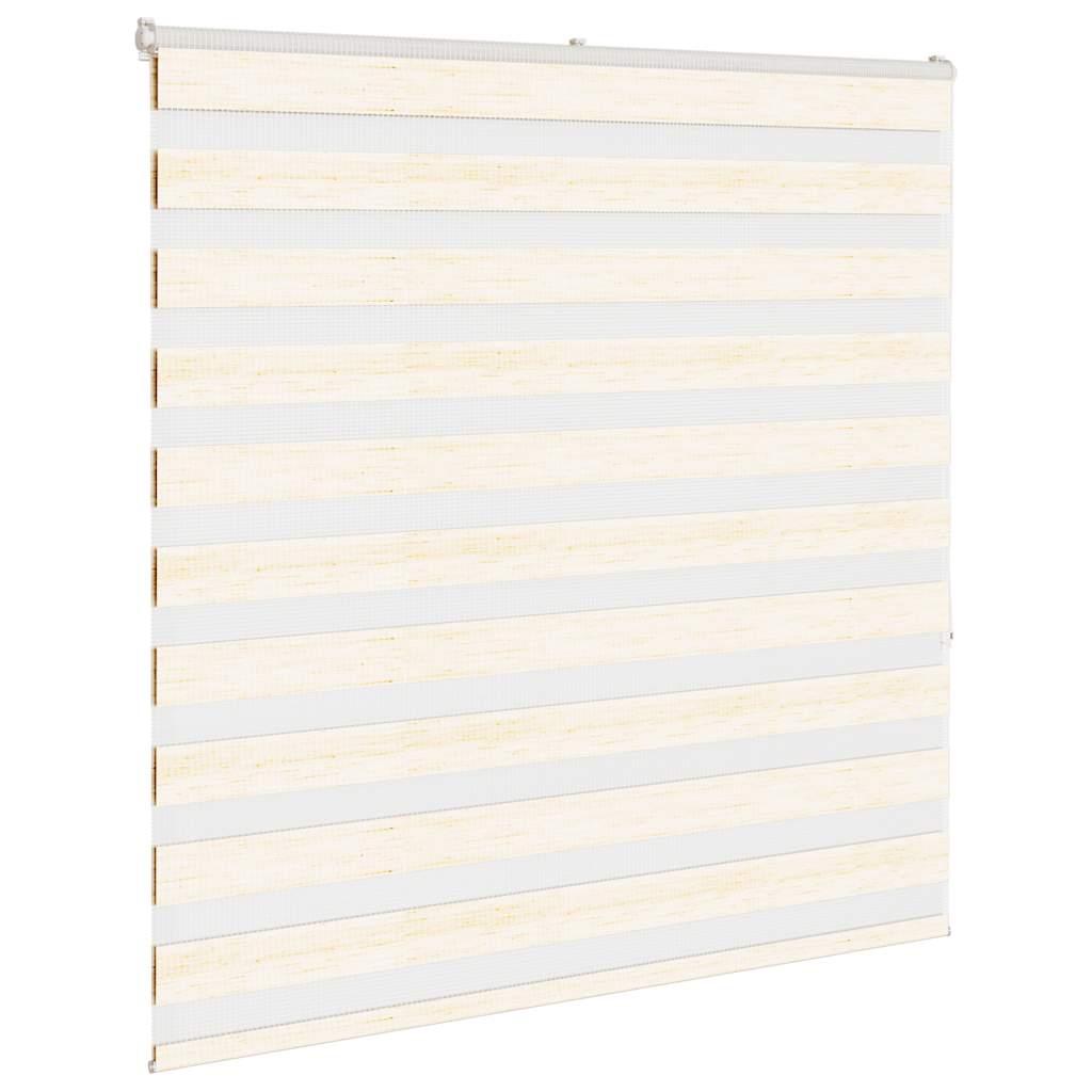 vidaXL Zebra Blind Marble Beige 140x150 cm Fabric Width 135.9 cm Polyester 3
