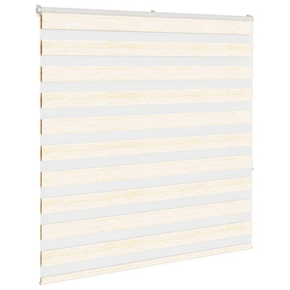 vidaXL Zebra Blind Marble Beige 140x150 cm Fabric Width 135.9 cm Polyester 3
