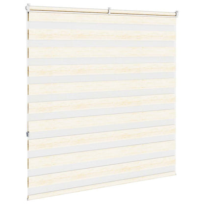 vidaXL Zebra Blind Marble Beige 145x150 cm Fabric Width 140.9 cm Polyester 4