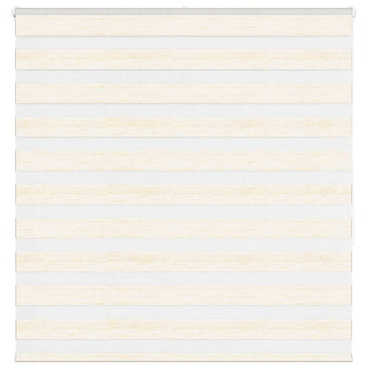 vidaXL Zebra Blind Marble Beige 150x150 cm Fabric Width 145.9 cm Polyester 1