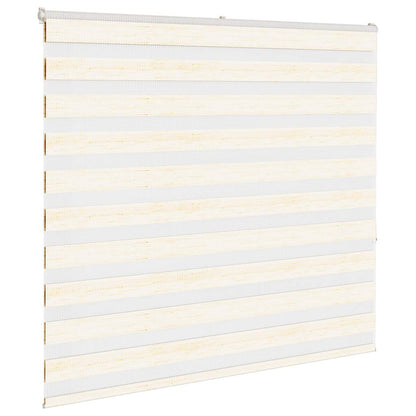 vidaXL Zebra Blind Marble Beige 160x150 cm Fabric Width 155.9 cm Polyester 3