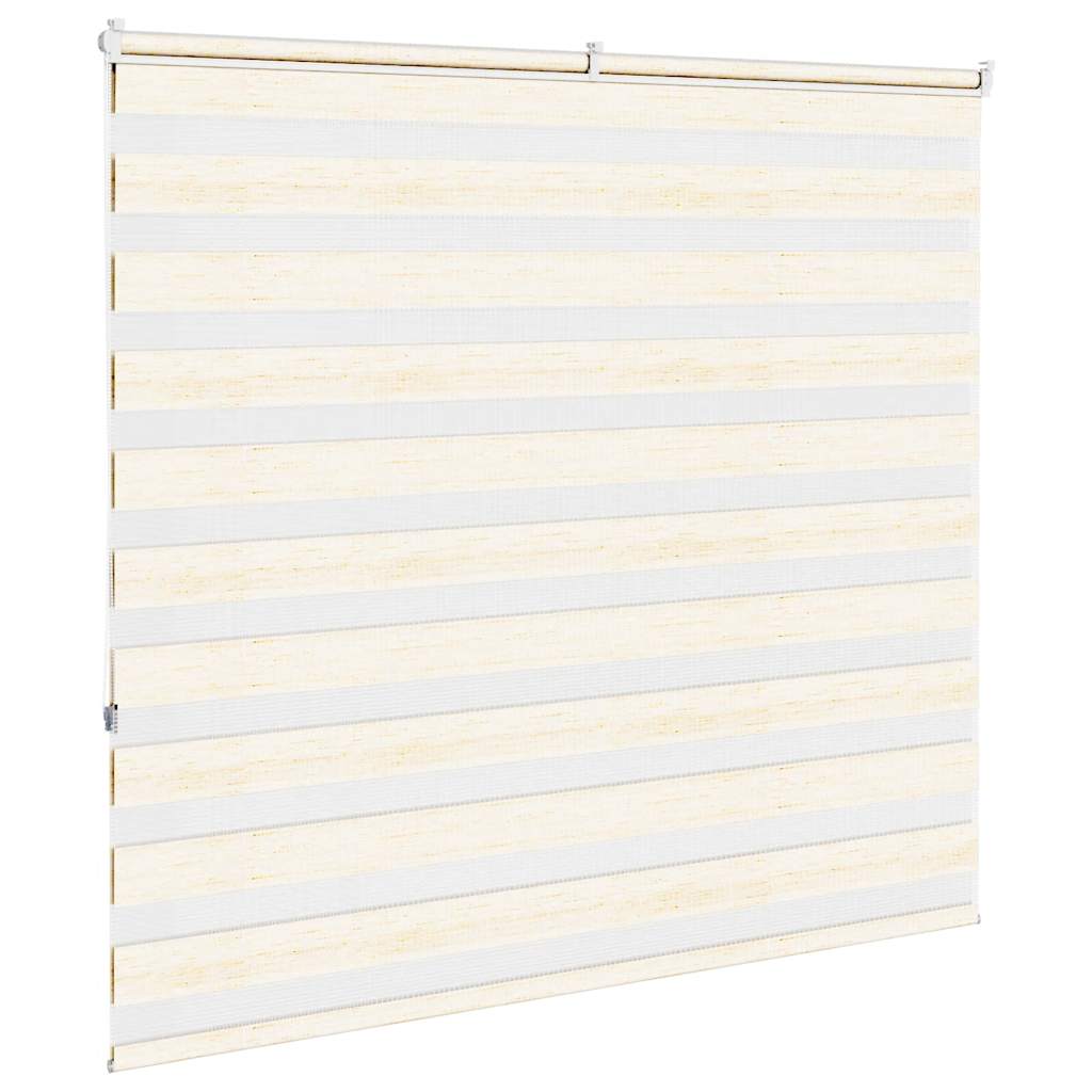 vidaXL Zebra Blind Marble Beige 165x150 cm Fabric Width 160,9 cm Polyester 4