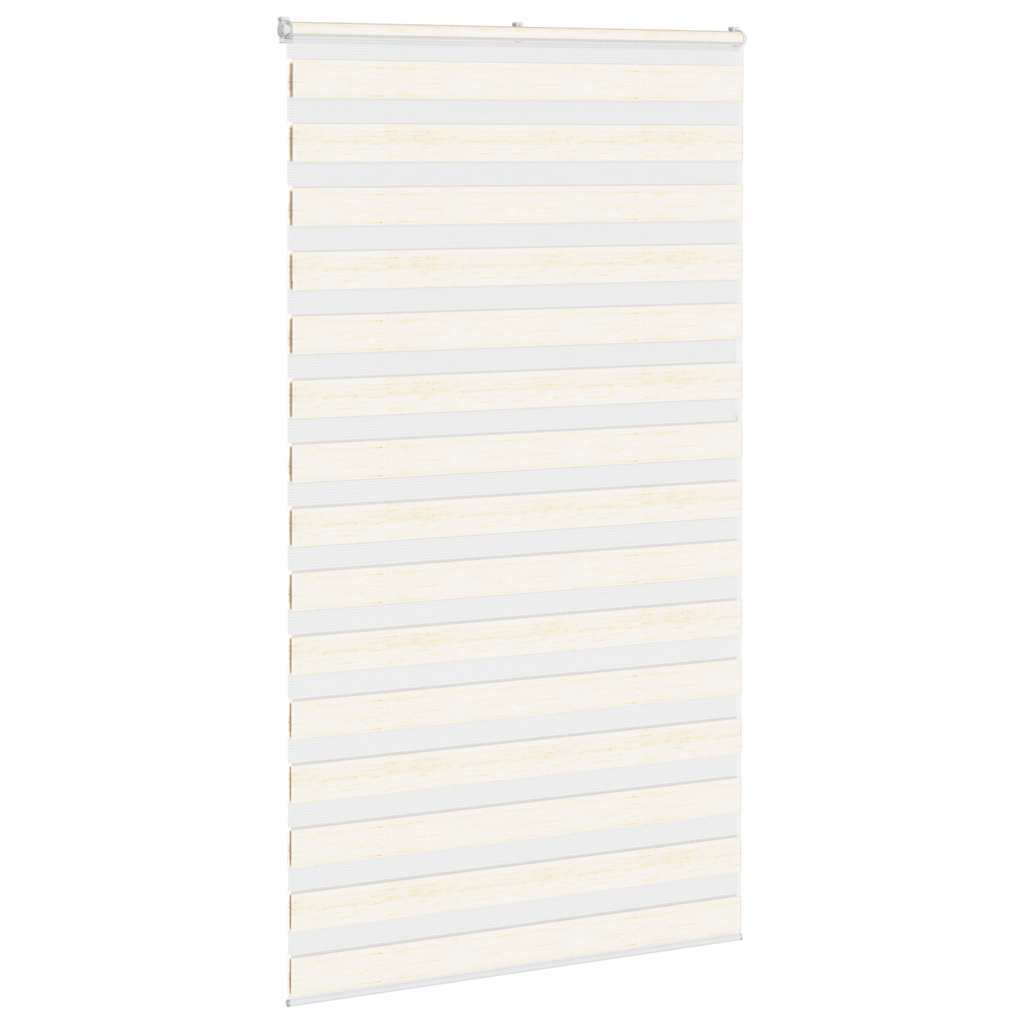 vidaXL Zebra Blind Marble Beige 120x200 cm Fabric Width 115.9 cm Polyester 3