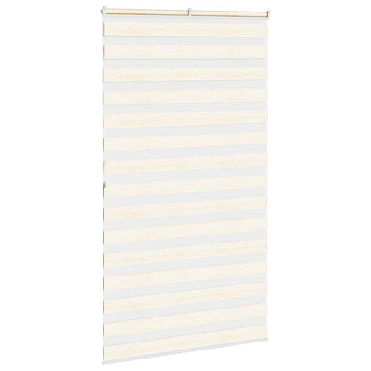 vidaXL Zebra Blind Marble Beige 120x200 cm Fabric Width 115.9 cm Polyester 4