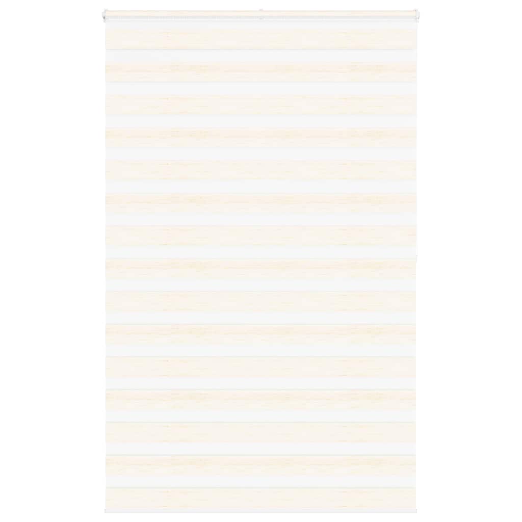 vidaXL Zebra Blind Marble Beige 145x200 cm Fabric Width 140.9 cm Polyester 1