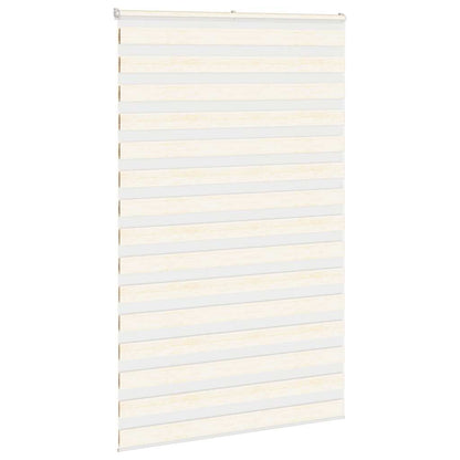 vidaXL Zebra Blind Marble Beige 145x200 cm Fabric Width 140.9 cm Polyester 3